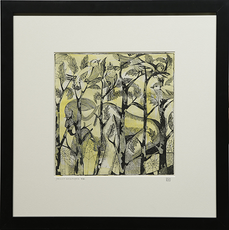 Yellow Wallpaper by artist Melissa Wen Mitchell